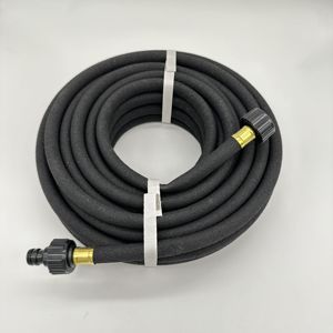 Tuyau de trempage poreux de 50 pieds pour jardin souterrain Connecteurs métalliques à usage intensif Tuyau d'eau <span class=keywords><strong>microporeux</strong></span> pour irrigation Tuyau d'égouttement - Product Image 4