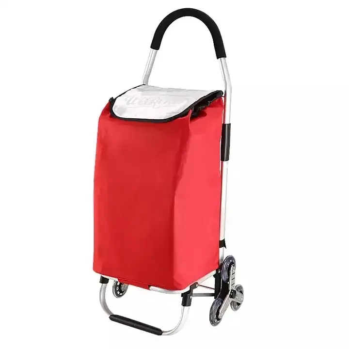 Ultralight Fabric Portable Vegetable Shopping Trolley Bag Lightweight Shopping Trolly Bag With Foldable Chair Shopping Cart Bag