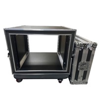 Boîte d'aviation professionnelle à double porte amplificateur Console de mixage sonore boîtier d'armoire résistant aux chocs 10U12U16U20U série de mallettes à outils