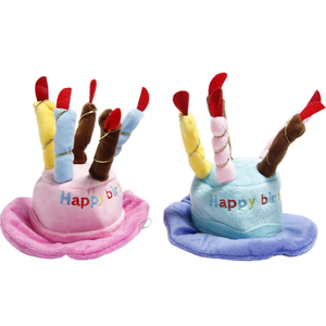 إكسسوارات ملابس حيوانات أليفة للكلب قبعة للعطلات والقط قبعة عيد ميلاد شمعة عقال هدية للكلاب والحيوانات الأليفة - Product Image 6