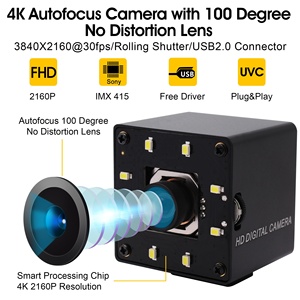 3840*2160 4K Caméra USB CMOS IMX415 Vidéo CCTV de Vision Nocturne USB2.0 <span class=keywords><strong>Caméscope</strong></span> Caméra Avec LED Blanches - Product Image 2