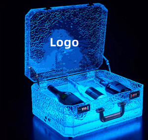 Hàng mới về 3 chai hộp đổi màu LED <span class=keywords><strong>Ace</strong></span> <span class=keywords><strong>of</strong></span> <span class=keywords><strong>Spade</strong></span> VIP, hộp đựng chai pha lê dành cho quán bar, hộp đêm - Product Image 1