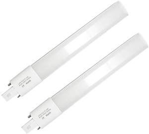 إضاءة أنبوبية LED من مصنع SKY بهيكل ألومنيوم وغطاء شفاف، 8 واط، تيار متردد 85-265 فولت، 3000 كلفن/4000 كلفن/6000 كلفن، G23/GX23، معتمدة من ROHS ومتوافقة مع معايير EMC - Product Image 1