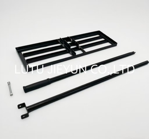 Râteau de nivellement de pelouse réglable en acier inoxydable pour la surface de la pelouse du jardin, pour éliminer la terre et la saleté. - Product Image 3