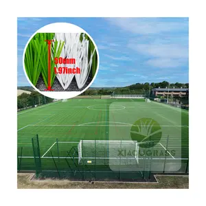 Искусственная трава 50 мм синтетический газон футбольный газон