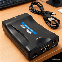 Adaptateur convertisseur SCART vers HD Full HD 720P/1080P, Plug & Play pour téléviseur, moniteur, projecteur