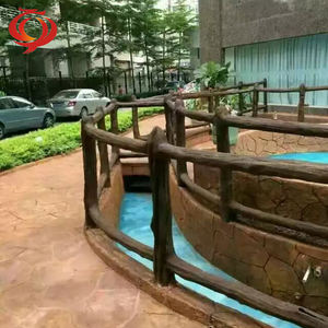 Roches artificielles en fibre de verre de luxe, cascade, GRC, résine artificielle, rocaille, parc d'attractions, imperméable, taille et couleur personnalisables, CE - Product Image 5