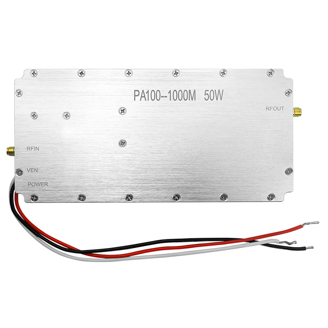 Newest Wide Bandwidth RF 100-1000mhz  50 W Wireless  Power Amplifier  for Drone  FPV WIFI  GPS System signal Booster