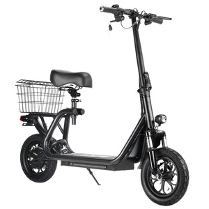 Mini <span class=keywords><strong>Scooter</strong></span> Ispirato a Harley per Adulti - Monopattino Pieghevole da 8 Pollici con Cestino per la Spesa e la Consegna di Cibo - Product Image 1
