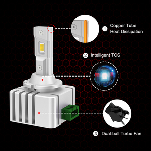 LANSEKO Auto G2 D Series OEM D1 D2 <span class=keywords><strong>D3</strong></span> D4 D5 D8 Bombilla de faro LED 35W 9000LM CANBUS sin errores para coche Xenon HID Kit de faros - Product Image 2