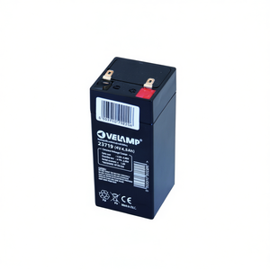 Velamp FG-0003A 4V แบตเตอรี่ตะกั่วกรดปิดผนึกแบบชาร์จไฟได้4.5Ah สำหรับสำรองยูพีเอสอิตาลี - Product Image 3