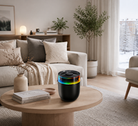 Humidificateur d'air portable de grande capacité 4L, commande tactile, lumière LED nocturne, humidificateur à brume froide