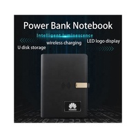Power bank Notizbuch Kapazität 8000mah Handmade Business Notebook A5 PU Leder Agenda 3 Drähte verfügbar Lose blatt Notizbücher