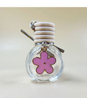 Diffuseur de parfum suspendu pour voiture, flacon vide réutilisable pour huiles essentielles, désodorisant, flacon de parfum pour la décoration du véhicule