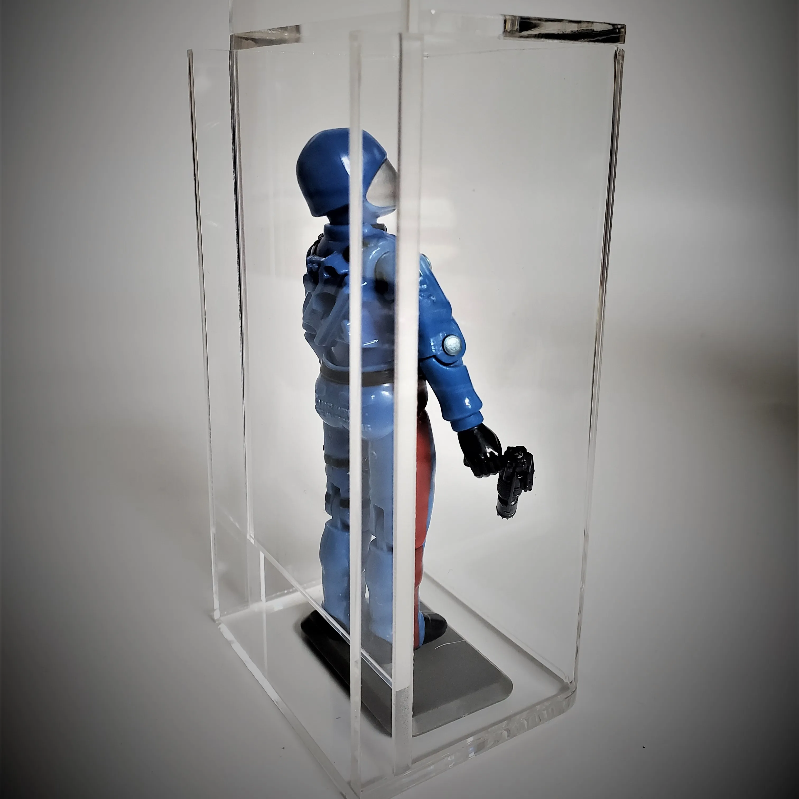 Yageli-expositor acrílico transparente para figuras de acción, estuche de exposición para figuras sueltas de Gi Joe 3 3/4