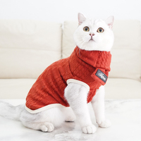 Pull tricoté chaud et mignon pour animaux de compagnie, en maille torsadée douce, léger, respirant et confortable pour petits chiens et chats, utilisation intérieure et extérieure