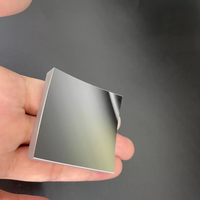 Miroirs carrés optiques en verre K9 à revêtement hautement réfléchissant personnalisés, argentés