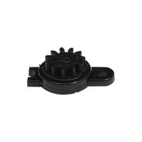 Amortisseur de fermeture douce pour boîte à gants de voiture, en plastique noir, accessoire intérieur, engrenage tampon, compartiment de rangement de véhicule, charnière silencieuse