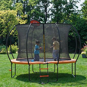 Trampolín Profesional de Alta Gama Zoshine de 12 Pies, Trampolín Elástico <span class=keywords><strong>para</strong></span> Ejercicios, Fácil de Montar, con Red de Seguridad - Product Image 1