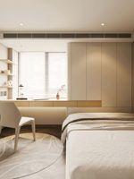 Lit Tatami Modulaire Moderne Personnalisé pour Petits Espaces en Bois avec Armoire de Rangement et Ensemble de Penderie, Montage Facile