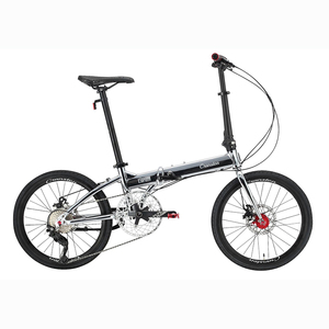 Vélo pliant 20/22 pouces, tube droit, 10 vitesses, freins à disque en aluminium, roues 451, finition dorée électrolytique, 10s, tube droit 20/22 pouces, 10 vitesses - Product Image 1