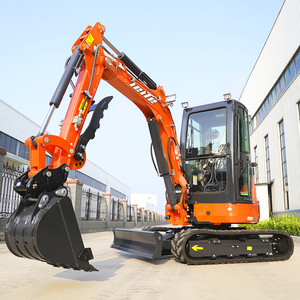 Envío Gratis Mini Excavadora de 1, 2 y 3.5 Toneladas, Retroexcavadora Pequeña con Brazo Articulado, Certificación CE EPA, para Jardín, Granja y Hogar - Product Image 6
