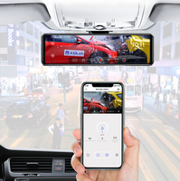 12 pouces IPS plein écran voiture rétroviseur externe GPS WIFI DVR 4K + 2K voiture caméra de recul enregistreur vidéo rétroviseur