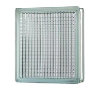 Cloison de bureau avec verre bloc clair
