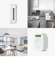 Module d'interrupteur intelligent Tawoia EU Wifi BLE 1/2 Gang pour éclairage, variateur, rideaux, volets roulants, certifié CE RoHS