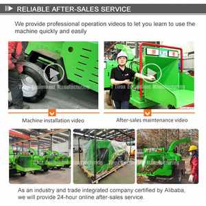 เครื่องหั่นมะพร้าวแบบอุตสาหกรรมเครื่องบดเปลือกมะพร้าว50hp เครื่องย่อยไม้สำหรับขยะทางการเกษตร - Product Image 6