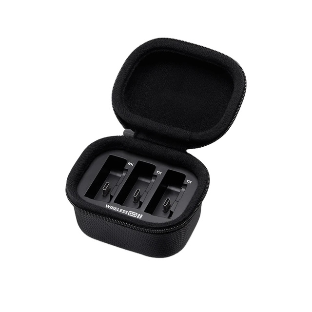 Compact Charging Case with 4200 MAH Rechargeable Built-in Battery Wireless GO 2 II Three USB-C Outputs Accessory