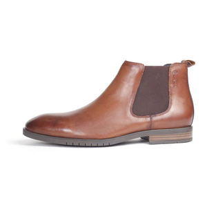 Bottes en cuir véritable modernes pour hommes, mode décontractée au quotidien, confortables, durables, pour l'extérieur, usage quotidien - Product Image 5