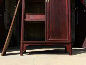 고광택 빈티지 도매 베스트셀러 심플 원목 캐비닛 (두 개의 문 포함) - Product Image 4