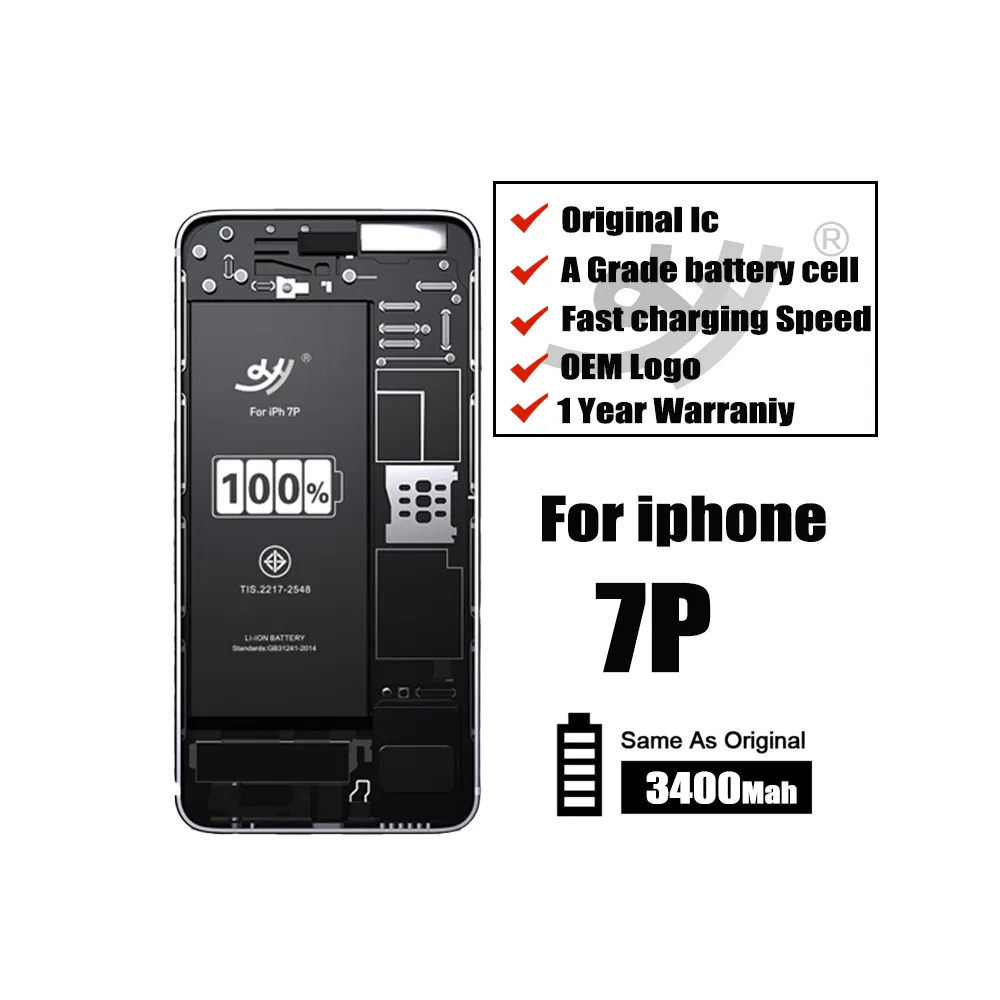 بطارية دائرة O جديدة تمامًا لبطارية Iphone6 لهاتف Iphone