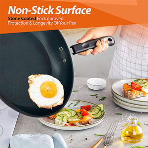 Juego de utensilios de cocina antiadherentes de 7,87 pulgadas, juego de utensilios de cocina de aluminio de varios colores, Carne frita, huevo frito, apto para lavavajillas - Product Image 4