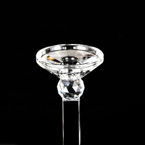 Wholesale European Home Decor <strong>Glass</strong> Candle Holder Tube Crystal <strong>Candlestick</strong> - Product Image 5