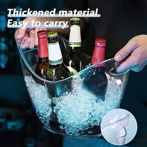 Multifunctional Large Clear Ice Bucket with Beverage Tub for Wine & Champagne Cooling Essential Bar Supplies - Product Image 6
