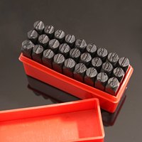 Juego de Punzones de Letras y Números de Acero Endurecido, Kit de Herramientas de Estampado de Metal para Marcado de Piezas, Grabado, Suministro de Herramientas Manuales para Taller