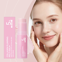 Stick multi-baume hydratant léger rose, nourrit et hydrate la peau sèche du visage et du cou avec une texture fine, lisse et élastique