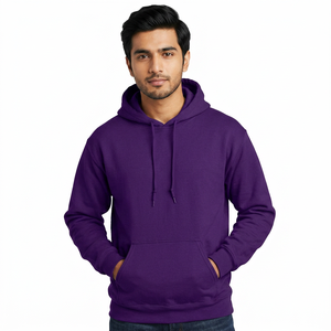 Ventes en gros de sweats à capuche pour hommes, sweats à capuche épais unisexes en polyester et coton pour hommes - Product Image 1