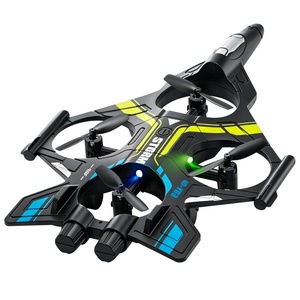 Avion RC en plastique <span class=keywords><strong>pas</strong></span> cher 4DRC V62, décollage manuel, retournement en un clic, 2,4 GHz, jouets d'avion télécommandés avec lumières LED - Product Image 4