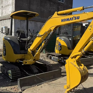 รถขุดไฮดรอลิกแบบตีนตะขาบ Komatsu PC35/PC55/PC40 มือสองจากญี่ปุ่น น้ำหนัก 3.5 ตัน เครื่องยนต์มอเตอร์ ชั่วโมงการทำงานต่ำ ผ่านการทดสอบและบำรุงรักษาแล้ว - Product Image 1