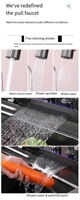 EIOIOL Grande fente unique LED affichage numérique évier de cuisine multifonction anti-rayures lave-gobelet distributeur de savon fait à la main