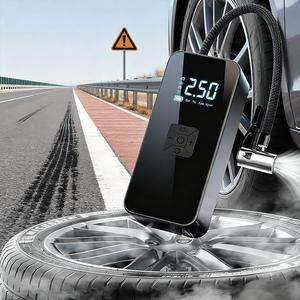 Portable Tire Inflator <b>12V</b> LED Display 25L Min Single Cylinder Car Air <b>Pump</b> For Outdoor Travel - Product Image 4