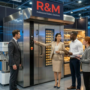 Une boulangerie machines <span class=keywords><strong>hamburger</strong></span> <span class=keywords><strong>maison</strong></span> machine à pain commerciale four rotatif équipement de <span class=keywords><strong>préparation</strong></span> pour les petites entreprises - Product Image 1