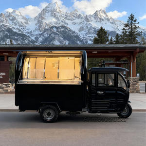 Camión de Comida Eléctrico Móvil Pequeño, Triciclo para Venta de Donuts, Kebab, Hamburguesas, Tacos, Pizza, con Cocina <span class=keywords><strong>Completa</strong></span> - Product Image 3