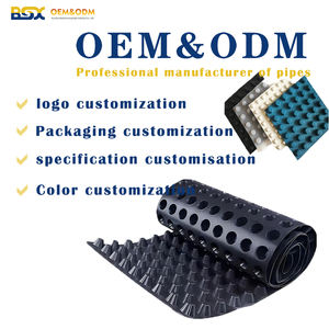 2025 OEM HDPE Pit Placa de drenaje Polietileno Tamaño personalizado Grueso Negro Precio <span class=keywords><strong>Tubo</strong></span> de embalaje Rollo Tubos de agua de lluvia <span class=keywords><strong>Tubo</strong></span> de plástico - Product Image 3