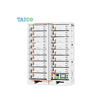 TAICO 25kWh 30kWh 35kWh Sistem Penyimpanan Energi Lithium Ion Modular Tegangan Tinggi Kabinet Pendingin Udara Industri C&I ESS off Grid