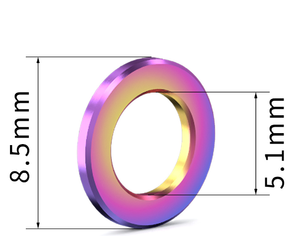 <span class=keywords><strong>Rt010</strong></span> Rủi Ro M5/M6 Titan Xe Đạp Vít Spacer Đường MTB Xe Đạp Bu Lông Máy Giặt - Product Image 5
