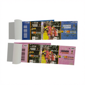 Anti-contraffazione UV reagire filigrana in fibra di sicurezza Offset <span class=keywords><strong>buono</strong></span> <span class=keywords><strong>buono</strong></span> <span class=keywords><strong>buono</strong></span> <span class=keywords><strong>regalo</strong></span> biglietto concerto con rotocalco stampa - Product Image 3